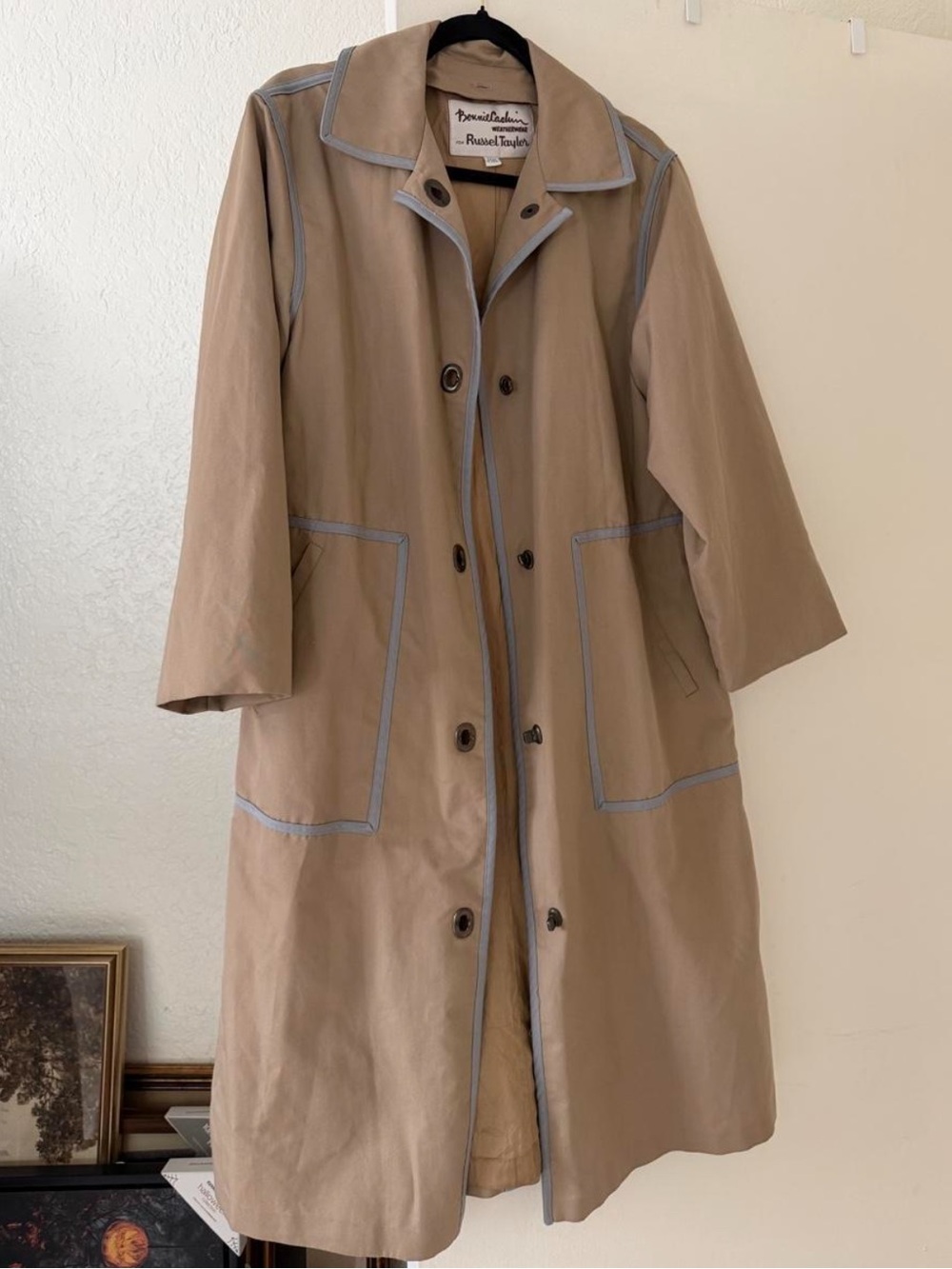 Rare 1970s Bonnie Cashin for Russ Taylor Trench Coat
